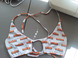 Keyhole triangle bikini top