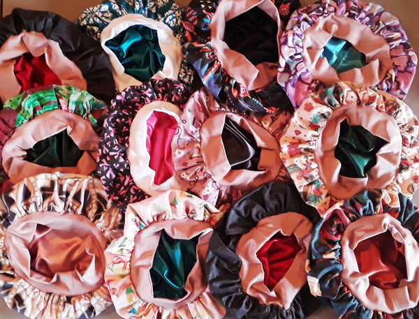 Satin-lined Hair Bonnet