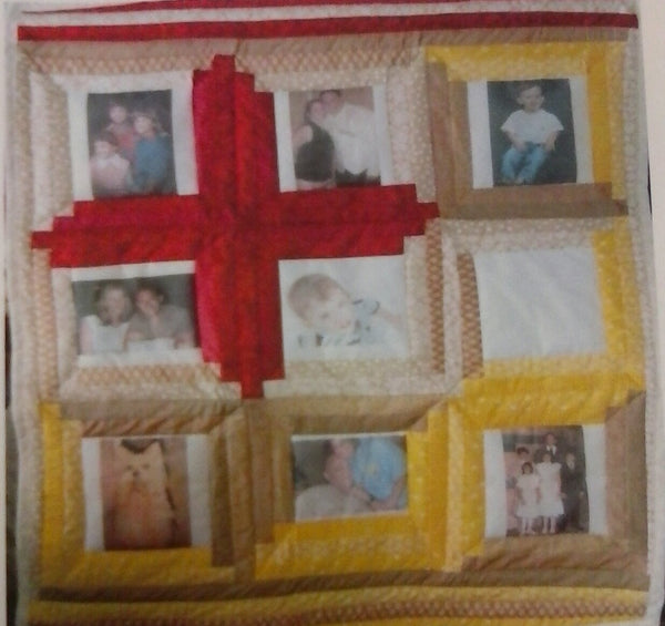 Photo Memory Quilt Wall Hanging - UNIQUE GIFT