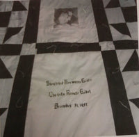 Photo Memory Quilt Wall Hanging - UNIQUE GIFT