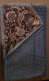 Minky Dot/ Fleece Blanket