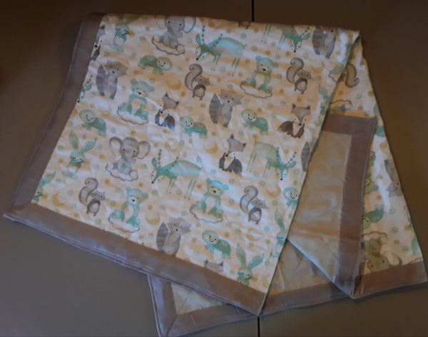 Flannel baby blanket