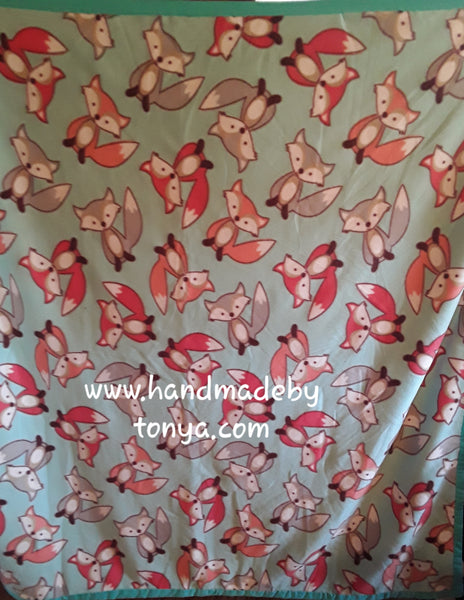Fleece Baby Blanket w/ Binding