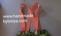 Bowtie and suspenders set for toddler, child or adult