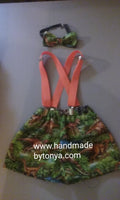 Bowtie and suspenders set for toddler, child or adult