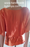 Women's Satin cowl neck Blouse