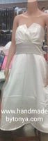 Formal/Semi-formal Satin Dress w Crumbcatcher bodice