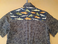 Upcycled Kids Button Up Shirt
