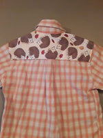 Upcycled Kids Button Up Shirt