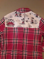 Upcycled Kids Button Up Shirt