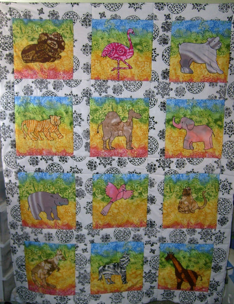 Batiks Zoo Quilt