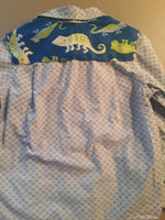 Upcycled Kids Button Up Shirt