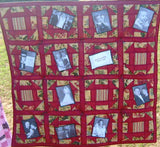 Photo Memory Quilt Wall Hanging - UNIQUE GIFT