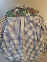 Upcycled Kids Button Up Shirt